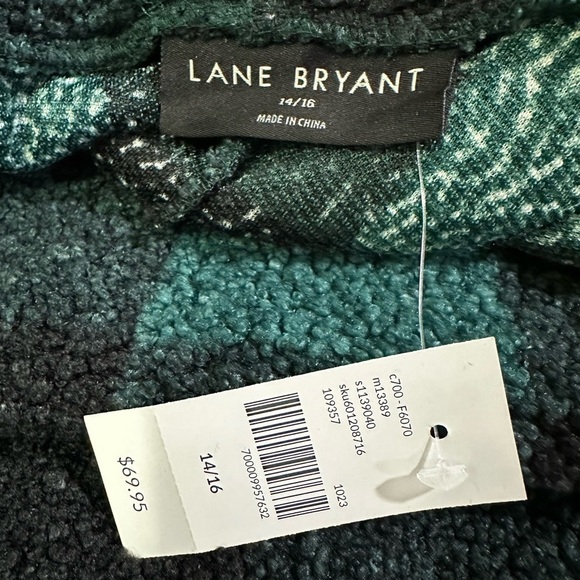NWT! Lane Bryant Relaxed Cowl neck Pullover Poncho Top Sz 14/16 - Picture 7 of 7